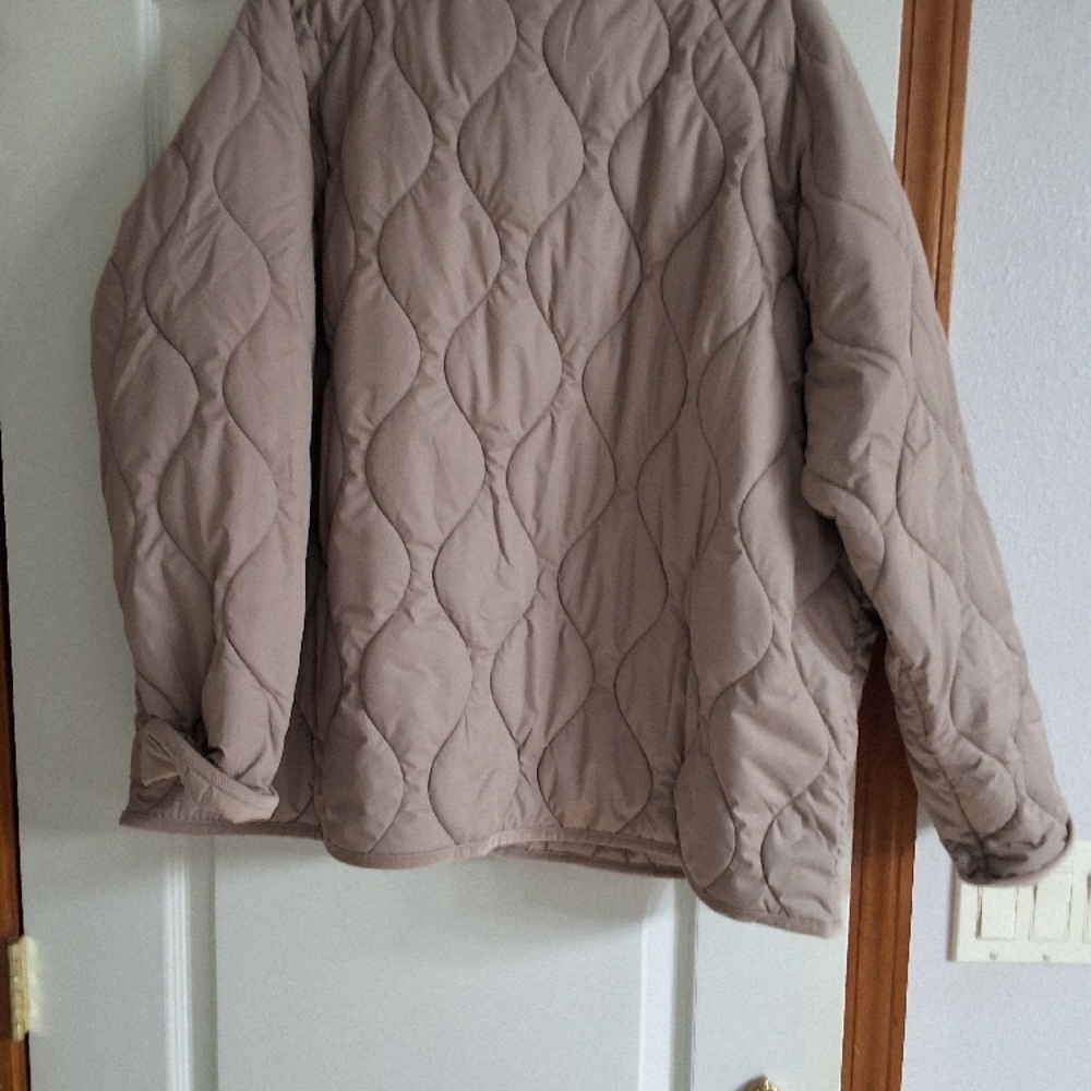 Quilted Tan Jacket - Picture 2 of 4